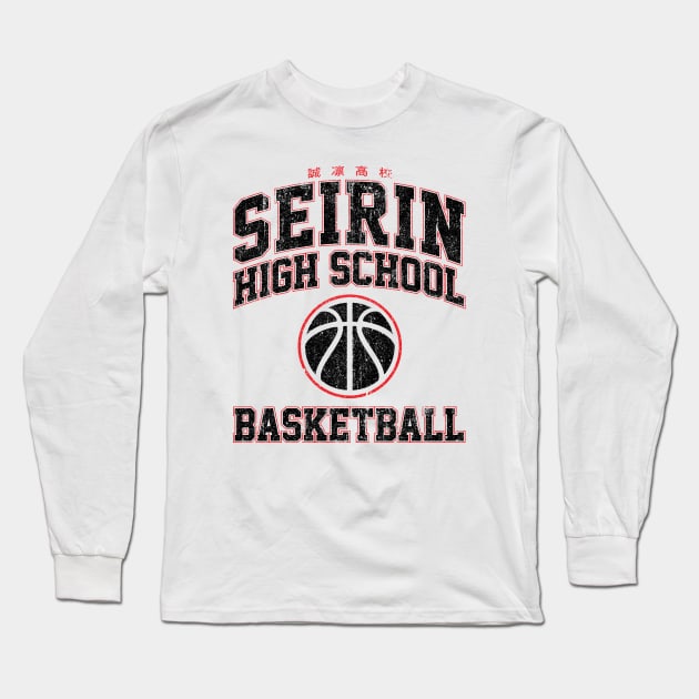 Seirin High School Basketball (Variant) Long Sleeve T-Shirt by huckblade